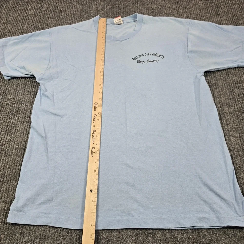 Vintage 90s Balloons Over Charlotte Shirt Men XL Bungy Jumping Single Stitch USA